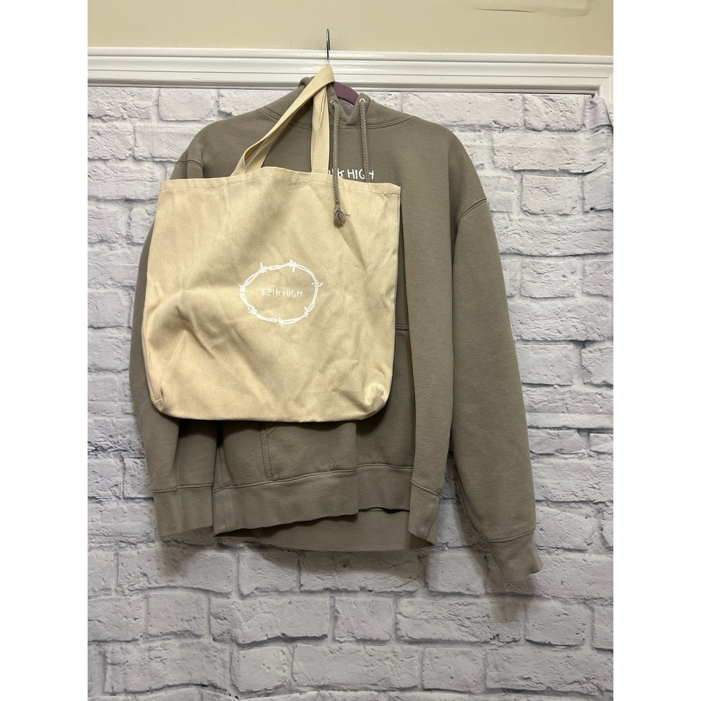 Lot Of 2 2023 Epik High All Time High K-pop Concert Tour Hoodie Size M And Tote